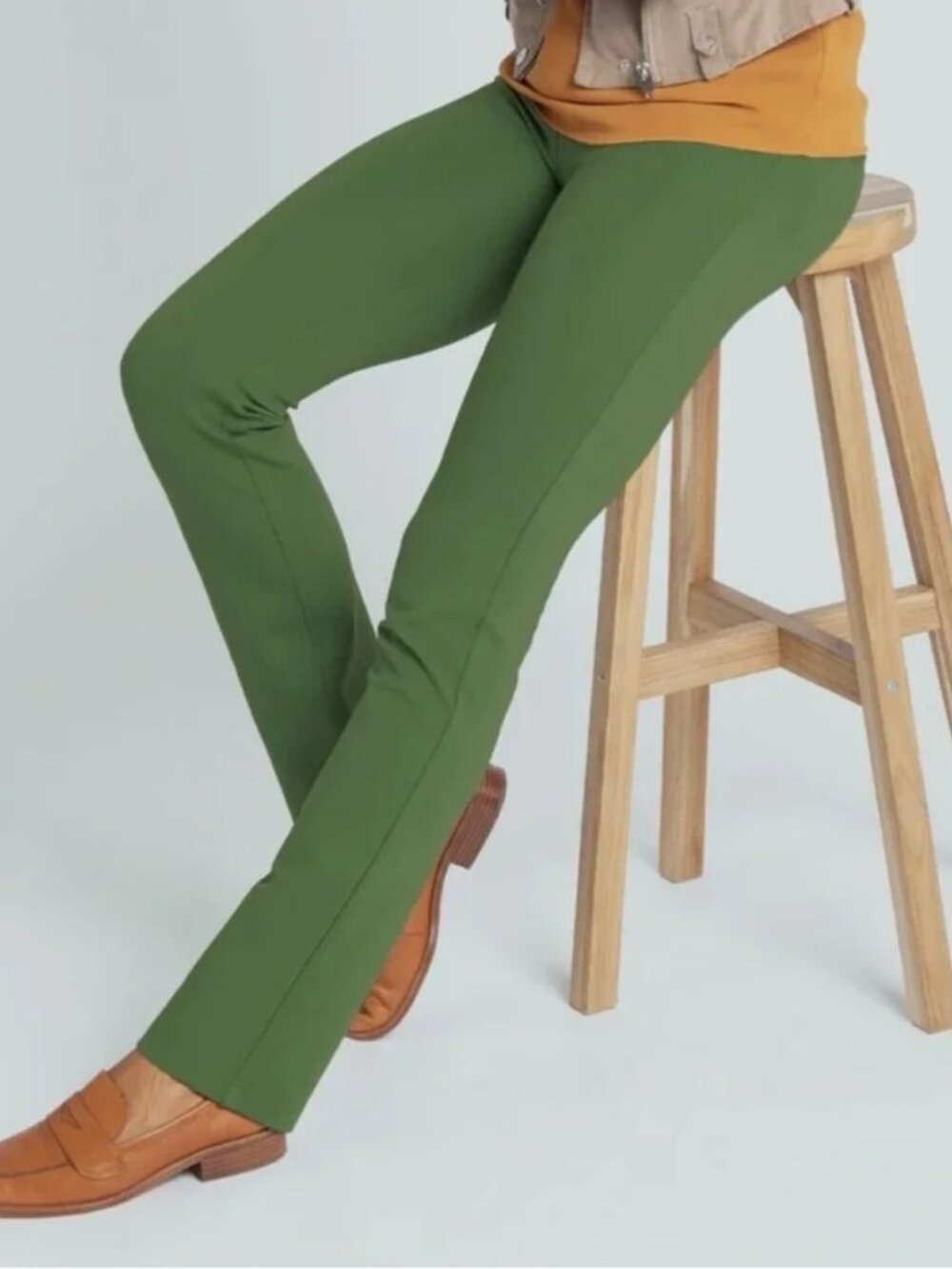 New Betabrand Ivy League Straight Two Pocket Dress Pant Yoga Pants Medium - Picture 3 of 5
